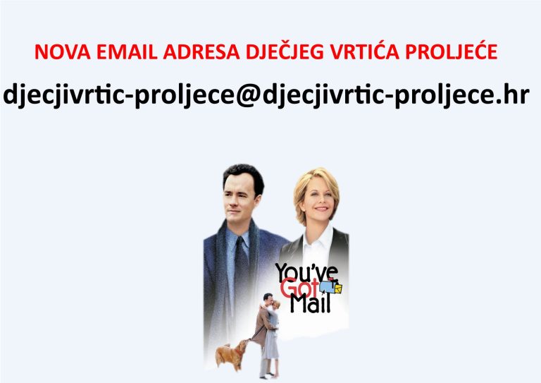 NOVA E-MAIL ADRESA VRTIĆA