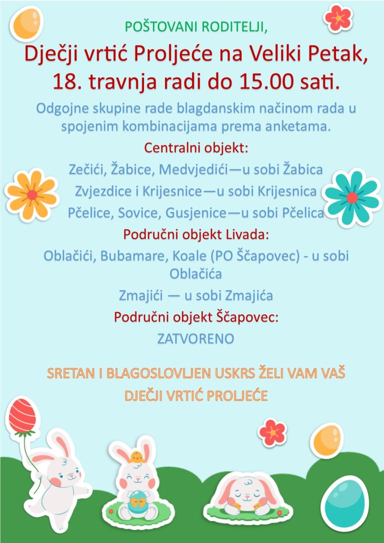 VAŽNA OBAVIJEST