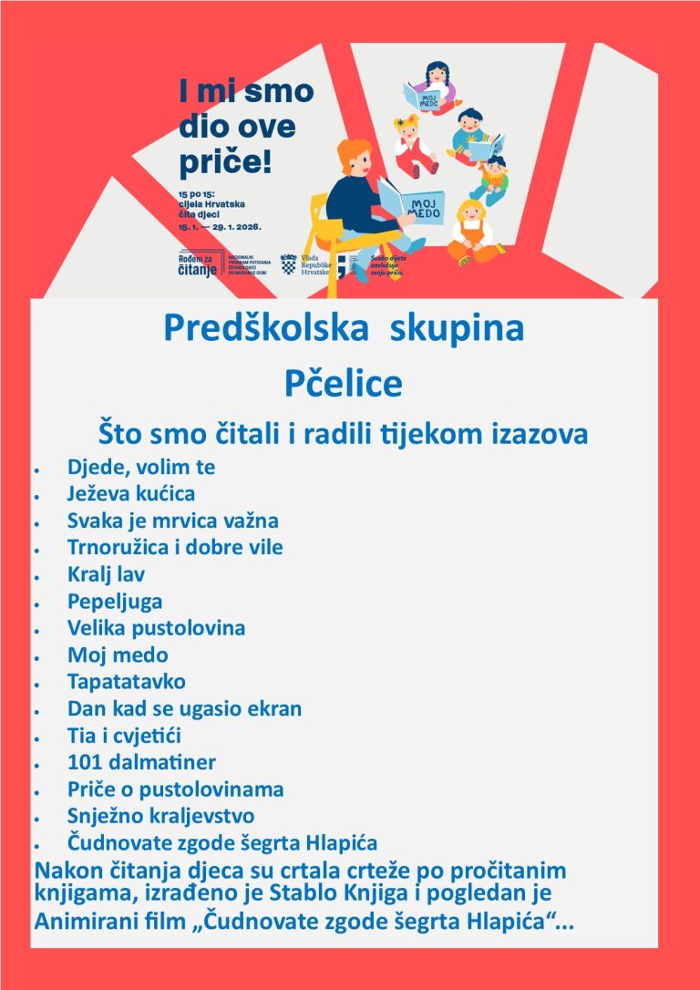 PČELICE SUDJELOVALE U IZAZOVU 15 PO 15