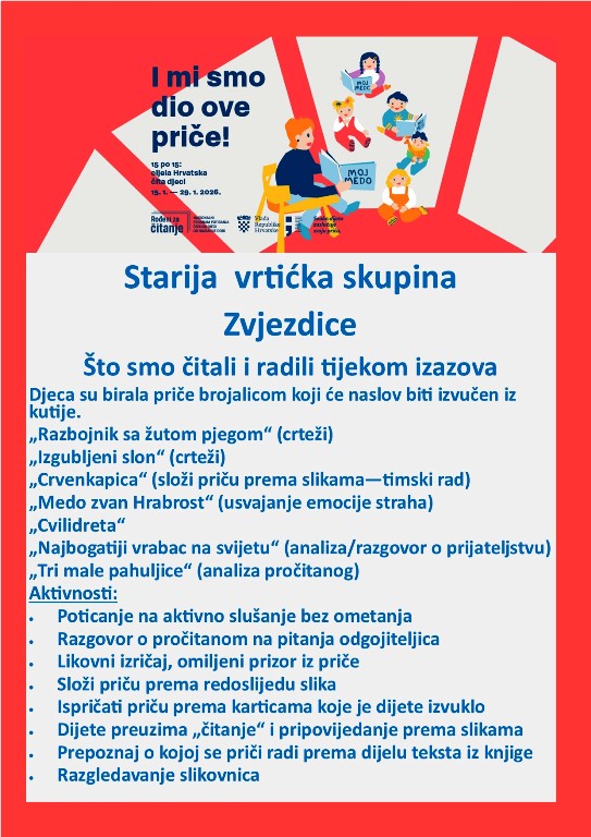 ZVJEZDICE SUDJELOVALE U IZAZOVU 15 PO 15
